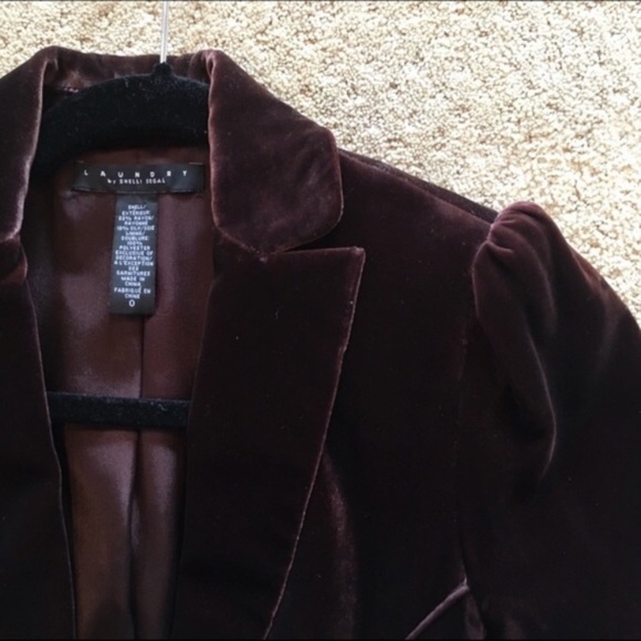 Laundry by shelli Segal floral embroidered with pockets blazer size 0 - Picture 4 of 4